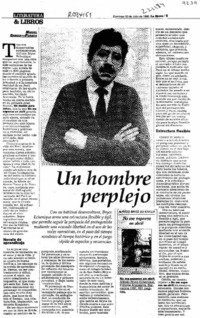 Un hombre perplejo  [artículo] Miguel García-Posadas.