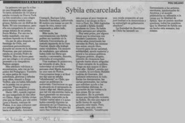 Sybila encarcelada  [artículo] Poli Délano.