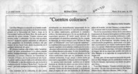 "Cuentos coloraos"  [artículo] Mauricio Ostria González.