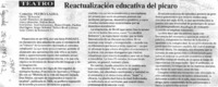 Reactualización educativa del pícaro  [artículo] Pedro Labra.