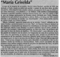 "María Griselda"