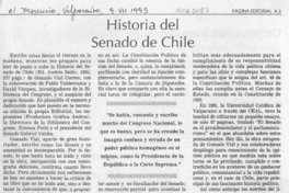 Historia del senado de Chile  [artículo] William Thayer Arteaga.