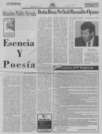 Doña Rosa Neftalí Basoalto Opazo  [artículo] Jaime González Colville.