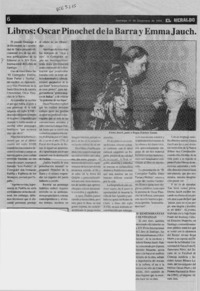 Libros, Oscar Pinochet de la Barra y Emma Jauch  [artículo].