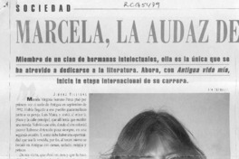 Marcela, la audaz de las Serrano  [artículo] Jimena Villegas.