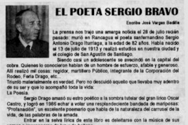 El poeta Sergio Drago