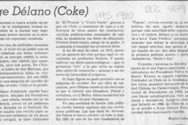 Jorge Délano (Coke)  [artículo] Miguel Laborde.