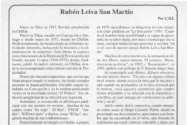 Rubén Leiva San Martín  [artículo] C. R. I.
