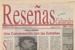 Una conversación con las estrellas  [artículo] Luis Aguilera G.
