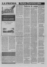 Chaguazoso  [artículo] Edmundo Moure.