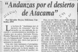 "Andanzas por el desierto de Atacama"  [artículo] H. R. Cortés.