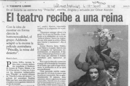 El teatro recibe a una reina  [artículo] Marietta Santi
