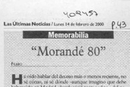 "Morandé 80"  [artículo] Filebo
