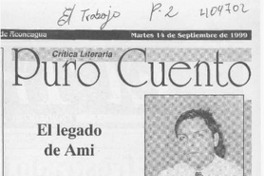 EL Legado de Ami  [artículo] Tomás Soto Aguirre