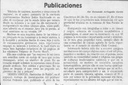 Publicaciones  [artículo] Fernando Arriagada Cortés