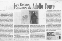 Los relatos póstumos de Adolfo Couve  [artículo] Ignacio Valente