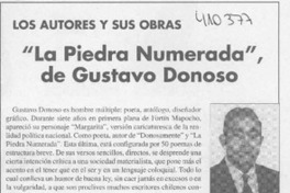 "La piedra numerada", de Gustavo Donoso  [artículo] Matías Rafide B.