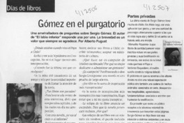Gómez en el purgatorio  [artículo] Alberto Fuguet