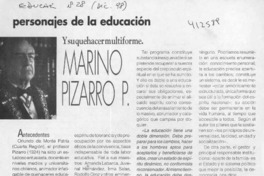Marino Pizarro P.  [artículo] Juan Antonio Massone