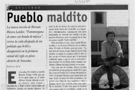 Pueblo maldito  [artículo] Marcelo Soto