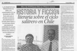 Historia y ficción literaria sobre el ciclo salitrero en Chile  [artículo]