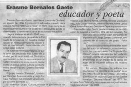 Erasmo Bernales Gaete  [artículo] Kabur Flores
