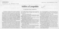 Adiós a Leopoldo  [artículo] Wellington Rojas Valdebenito
