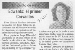 Edwars, el primer Cervantes  [artículo] Zulema Retamal R.