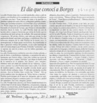 El día que conocí a Borges