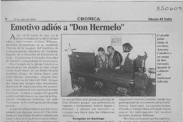 Emotivo adiós a "Don Hermelo"