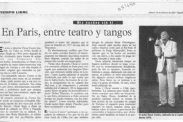 En París, entre teatro y tangos  [artículo] André Jouffé