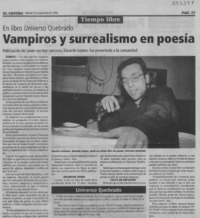Vampiros y surrealismo en poesía  [artículo]