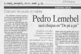 Pedro Lemebel  <artículo>