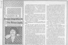 Héctor Maldonado Campillay  [artículo] Nélida Baros Fritis