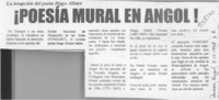 Poesía mural en Angol  [artículo]