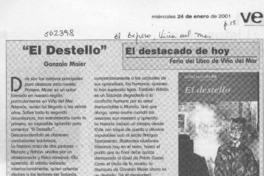 "El destello"  [artículo] Gabriel Castro Rodríguez