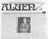 Rosabetty Muñoz, Premio Pablo Neruda 2000  [artículo]