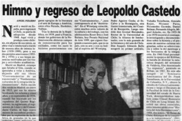 Himno y regreso de Leopoldo Castedo