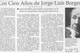 Los cien años de Jorge Luis Borges
