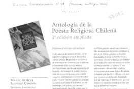 Antología de la poesía religiosa chilena