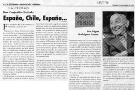 España, Chile, España...  [artículo] Digna Rodríguez Lamas