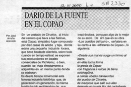 Dario de la Fuente en el Copao  [artículo] José Arraño Acevedo