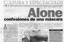 Alone confesiones de una máscara  [artículo] Andrés Gómez B.