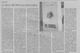 El libro de Mónica González  [artículo] Sergio Muñoz Riveros