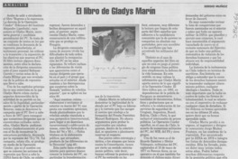 El libro de Gladys Marín