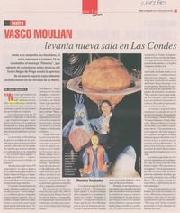 Vasco Moulian levanta nueva sala en Las Condes