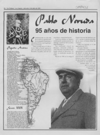 Pablo Neruda 95 años de historia  [artículo]