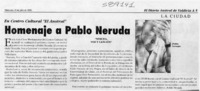 Homenaje a Pablo Neruda