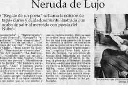 Neruda de Lujo