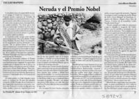 Neruda y el Premio Nobel